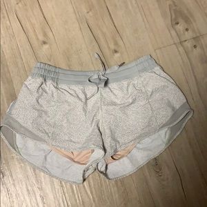 Lululemon Gray Hotty Hot Shorts